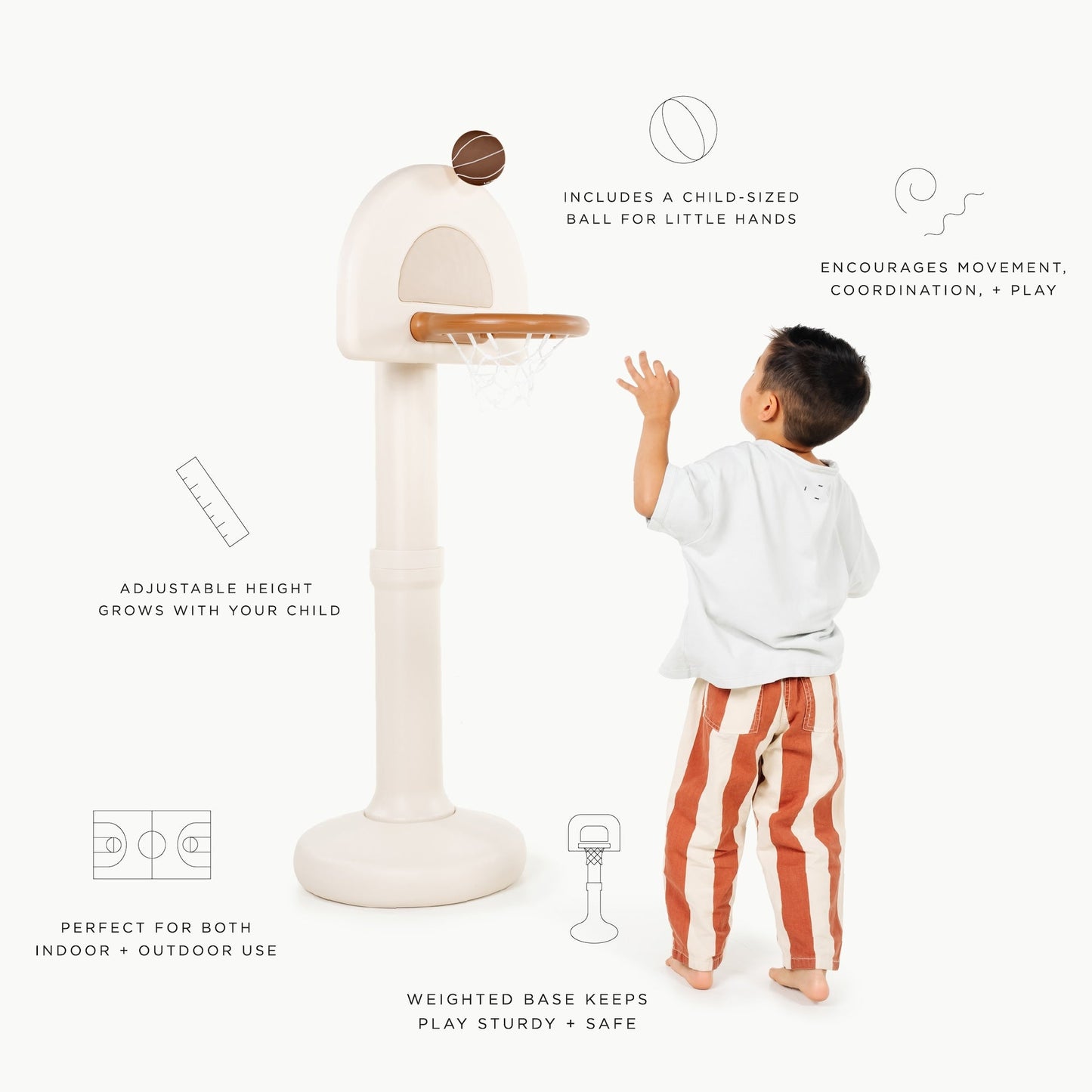 Neutral Basketball Hoop