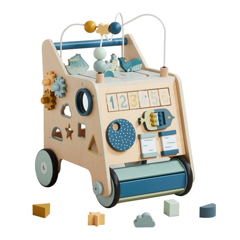 Busy Baby Wooden Activity Walker
