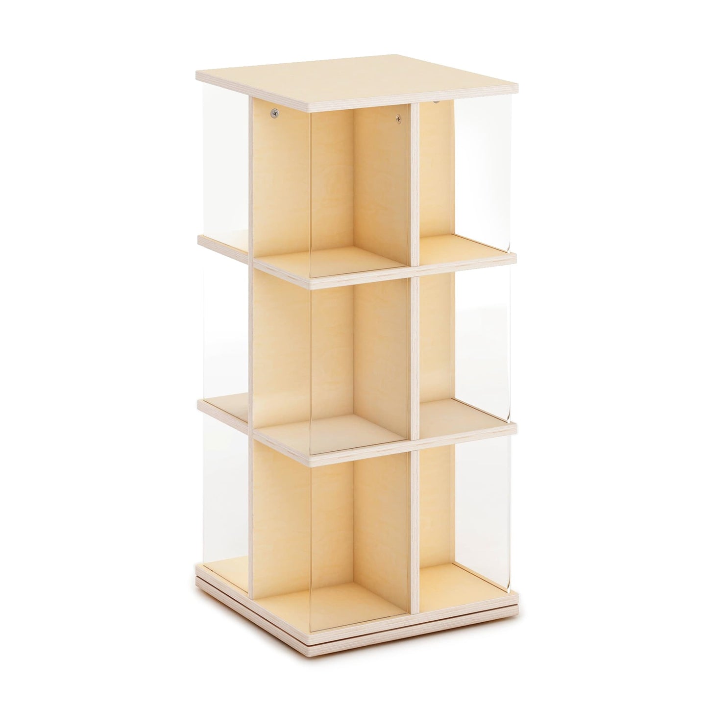EdQ 3-Tier Rotating Book Shelf