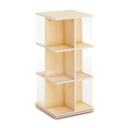 EdQ 3-Tier Rotating Book Shelf