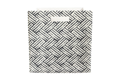 Eco-friendly Cube Storage Bin- zig zag
