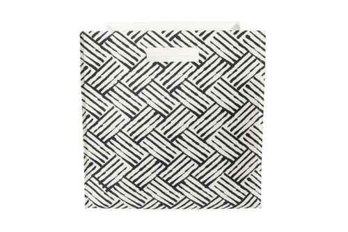 Eco-friendly Cube Storage Bin- zig zag