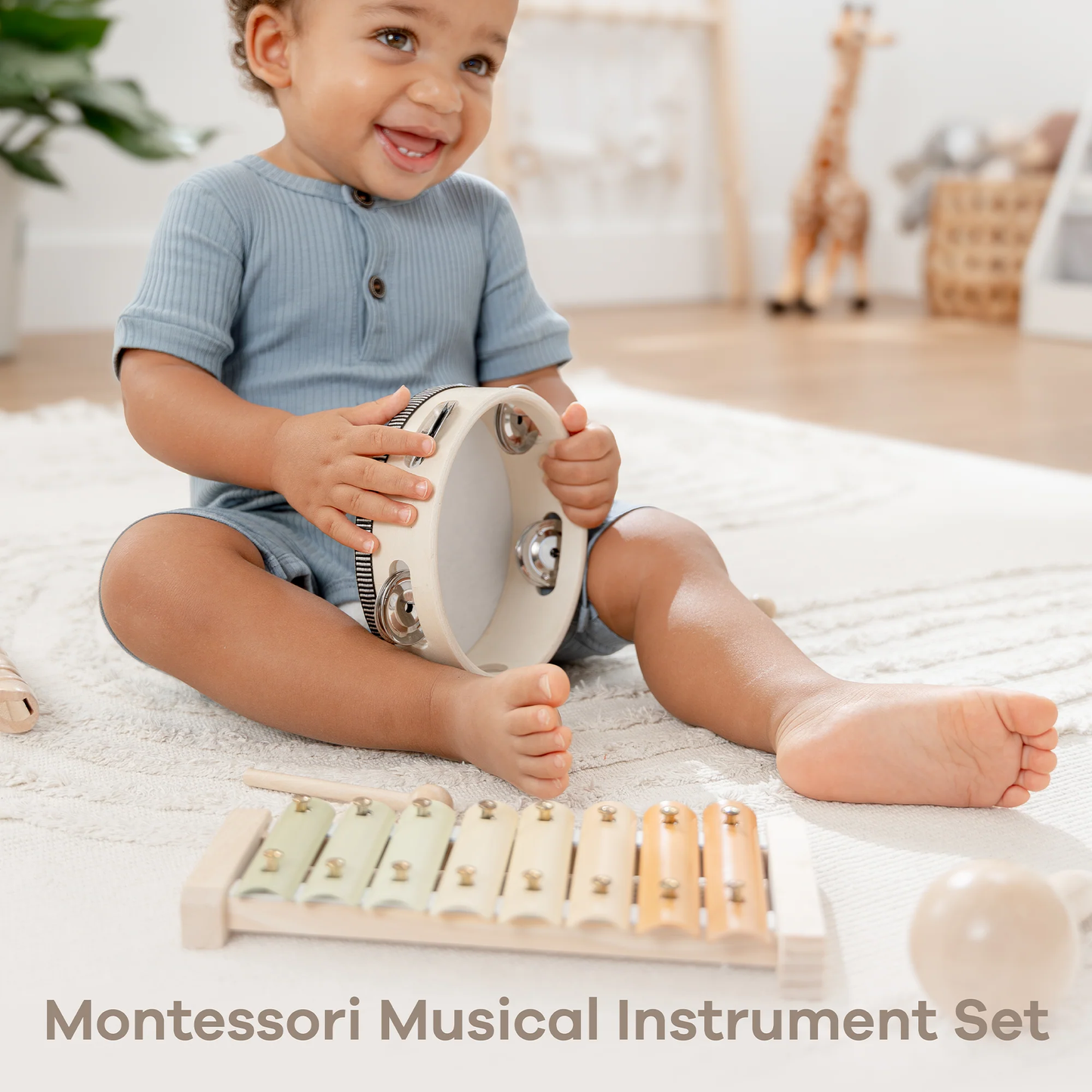 4-Piece Musical Instrument Set for Toddlers