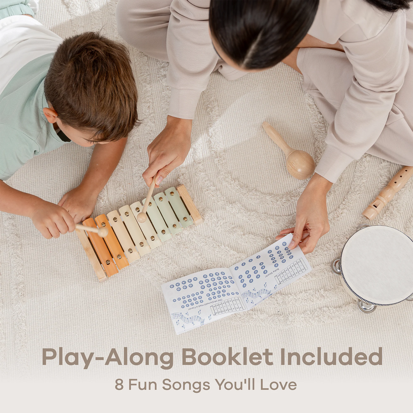 4-Piece Musical Instrument Set for Toddlers