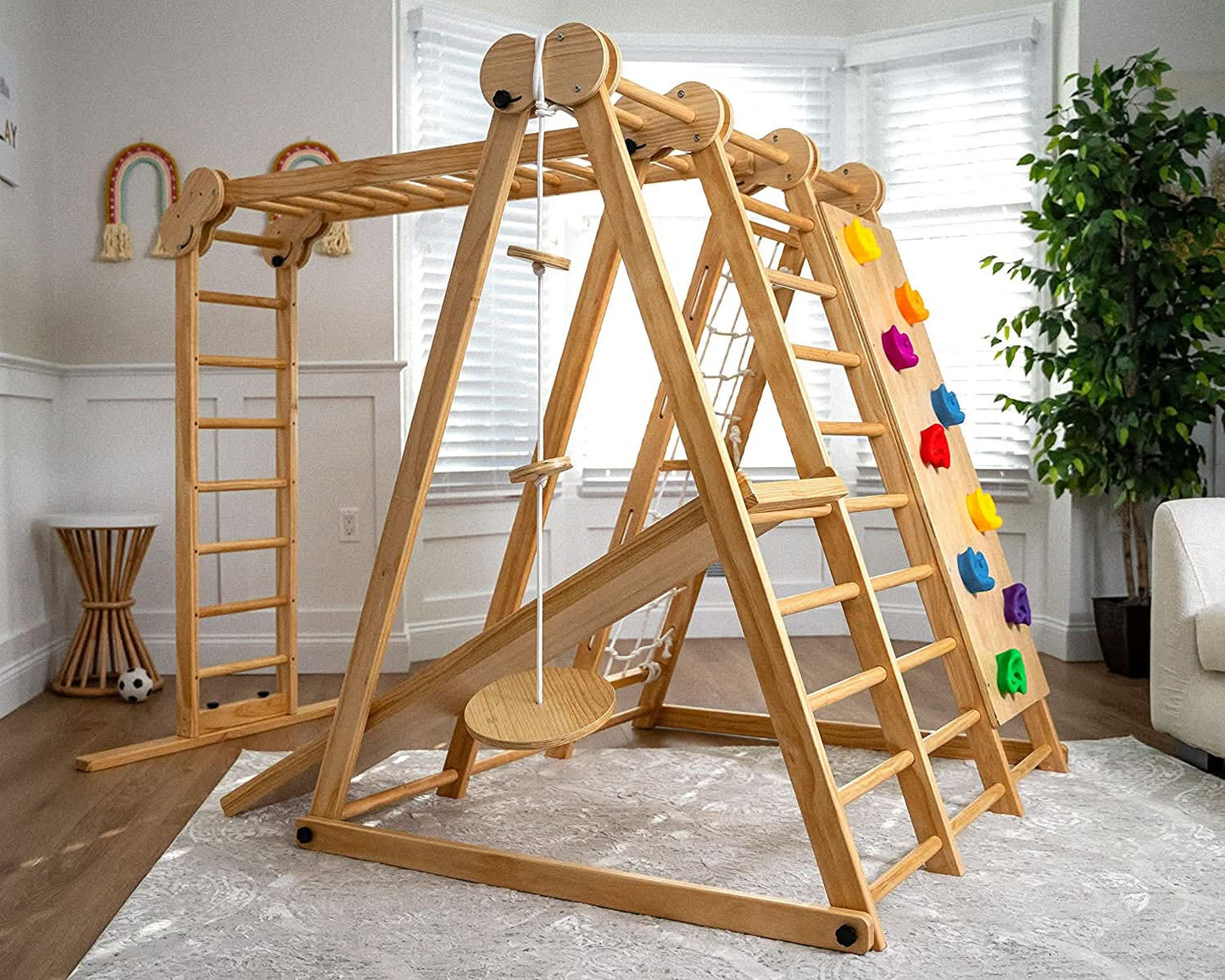 8-in-1  Indoor Jungle Gym