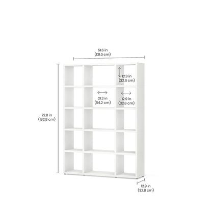 BOON Cube Storage Shelf Combo 2/1x5