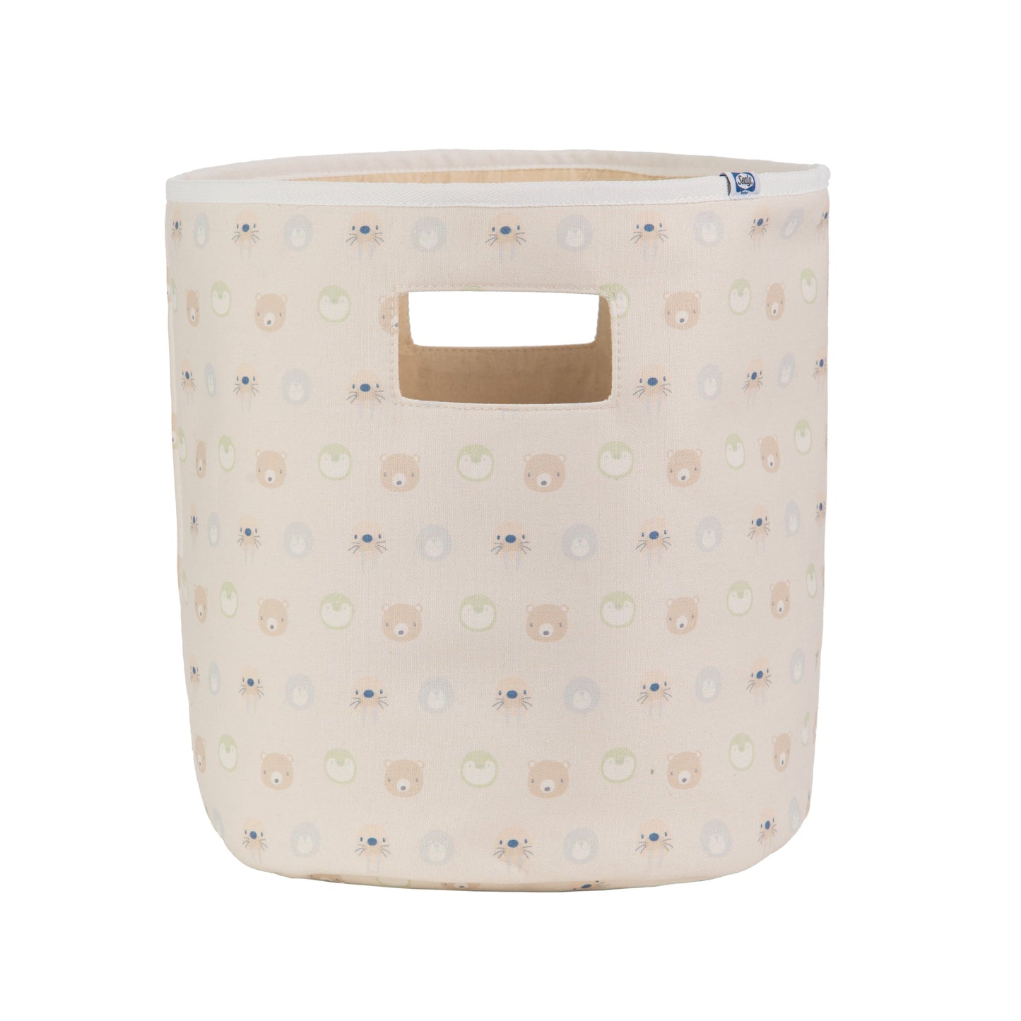 Baby Soft Storage - Beige Animal Faces