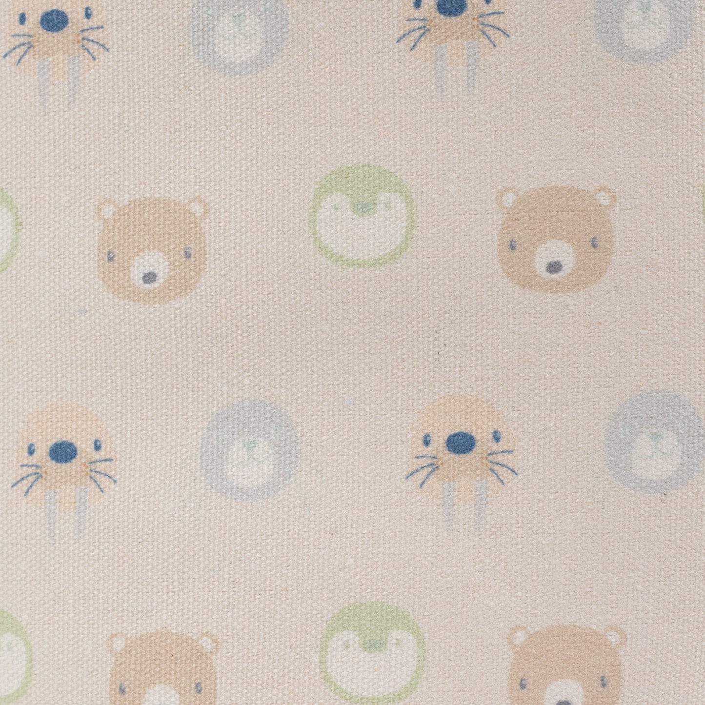 Baby Soft Storage - Beige Animal Faces