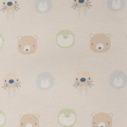 Baby Soft Storage - Beige Animal Faces