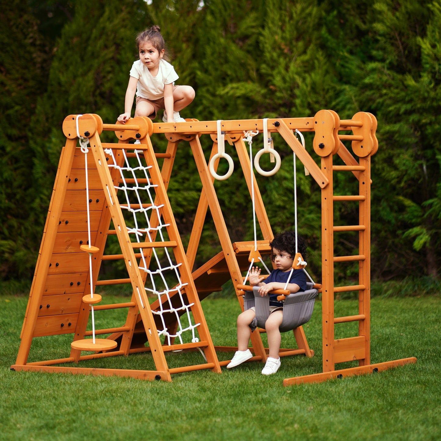 8-in-1  Indoor Jungle Gym