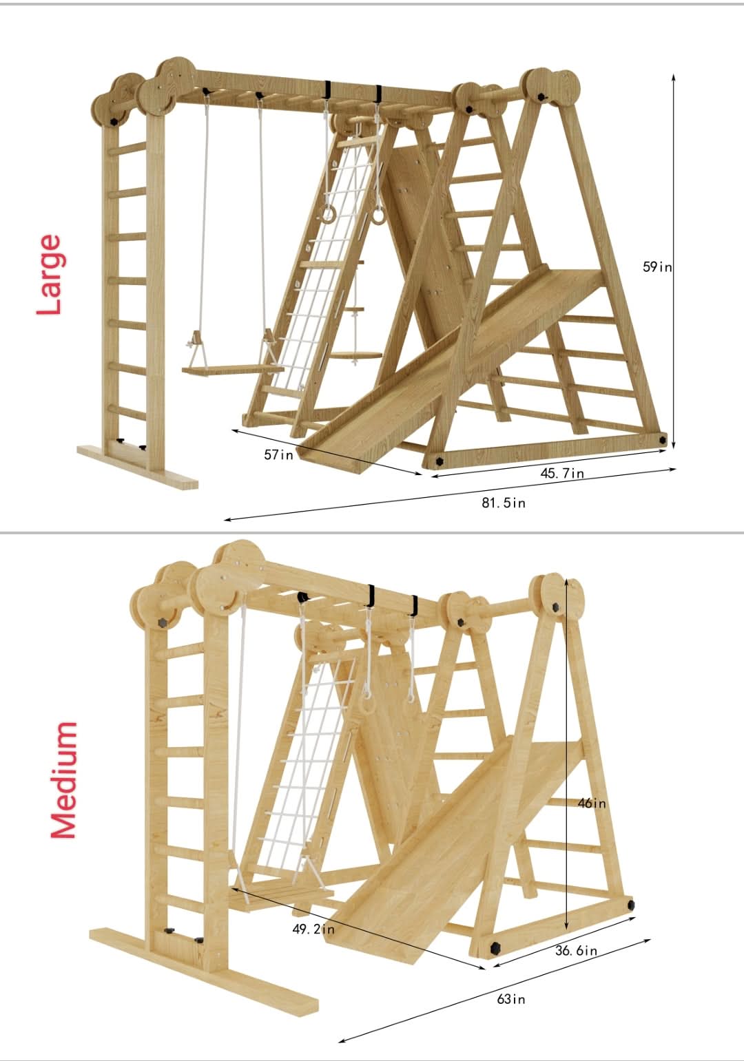 8-in-1  Indoor Jungle Gym