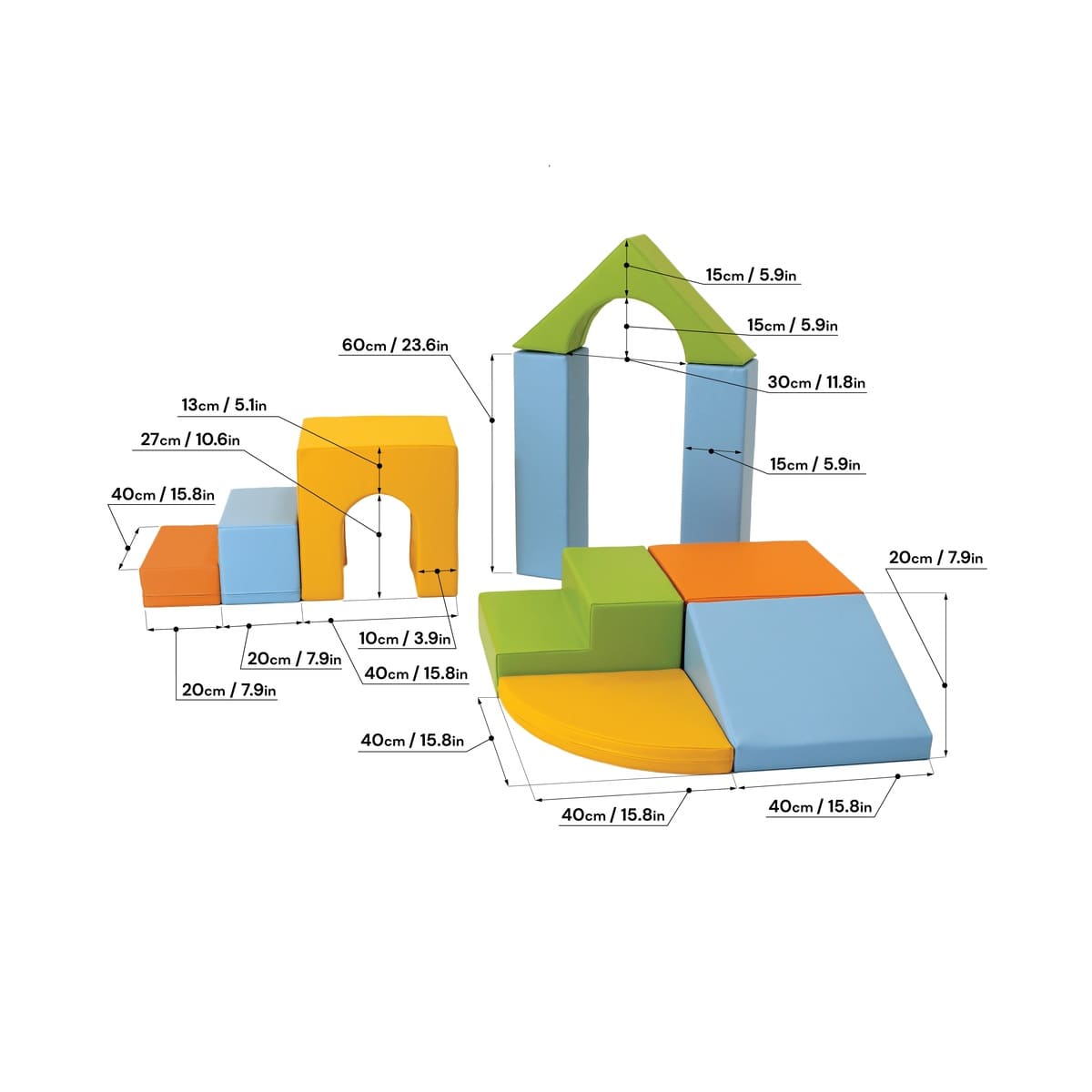 Multifunctional Foam Play Set
