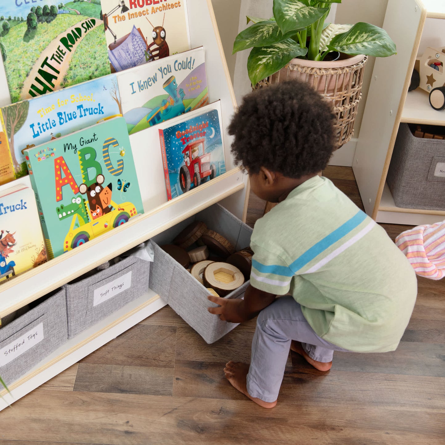 Book and Bin Display