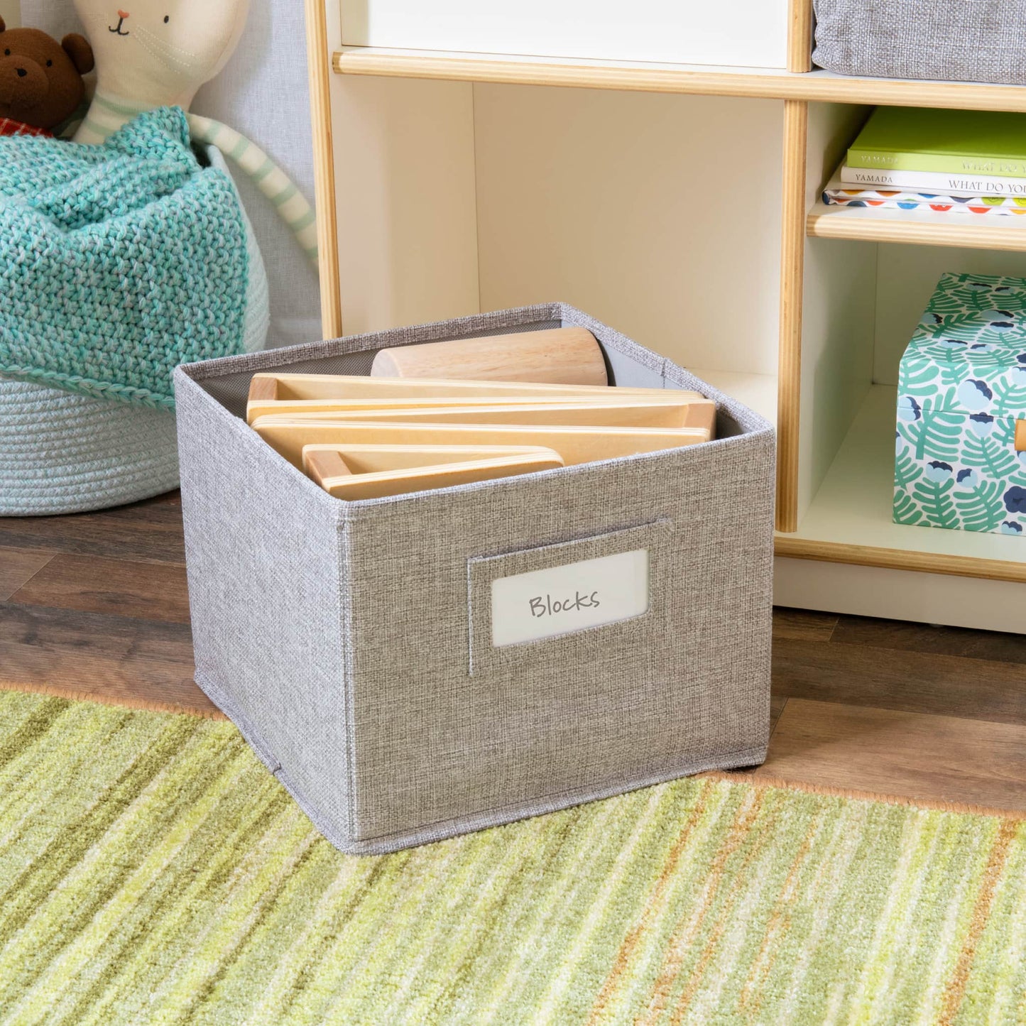 Reading Nook with Bins