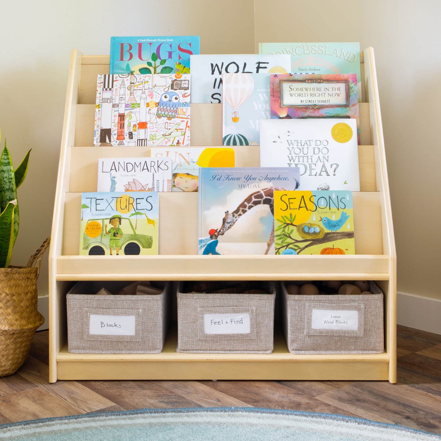 Book and Bin Display