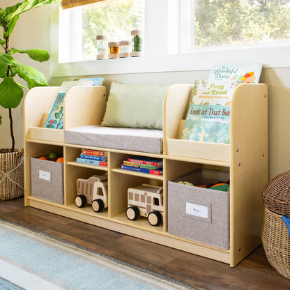 Reading Nook with Bins