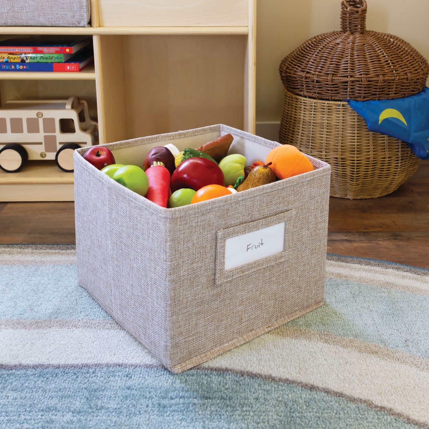 Reading Nook with Bins