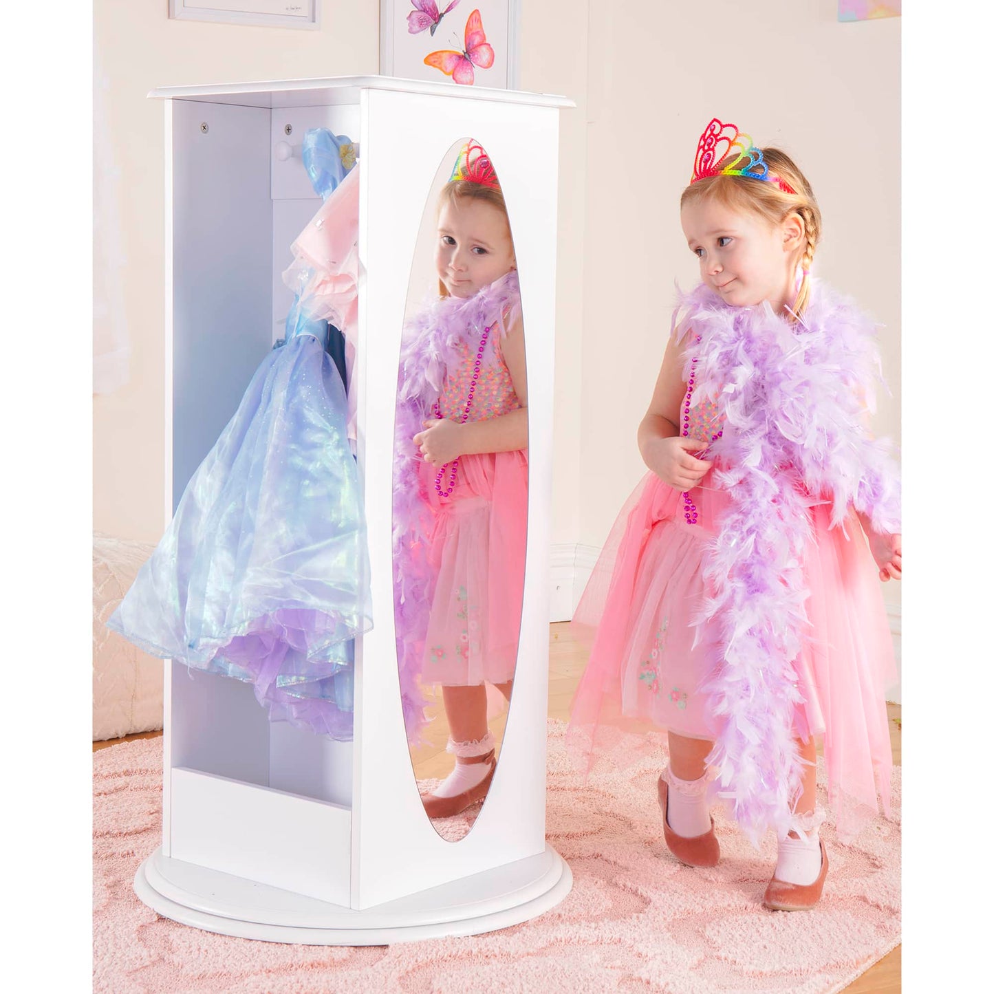 Kids' Rotating Dress Up Storage Center