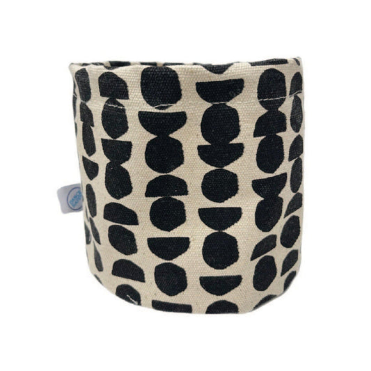 Eco-friendly Round Canvas Bin