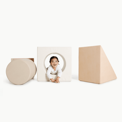 Neutral Foam Climber Block Set
