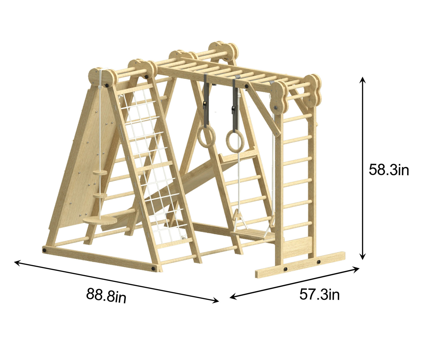 8-in-1  Indoor Jungle Gym