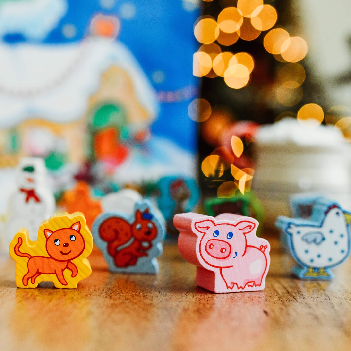 My First Advent Calendar – Wooden Farm Friends & Storybook Set by HABA
