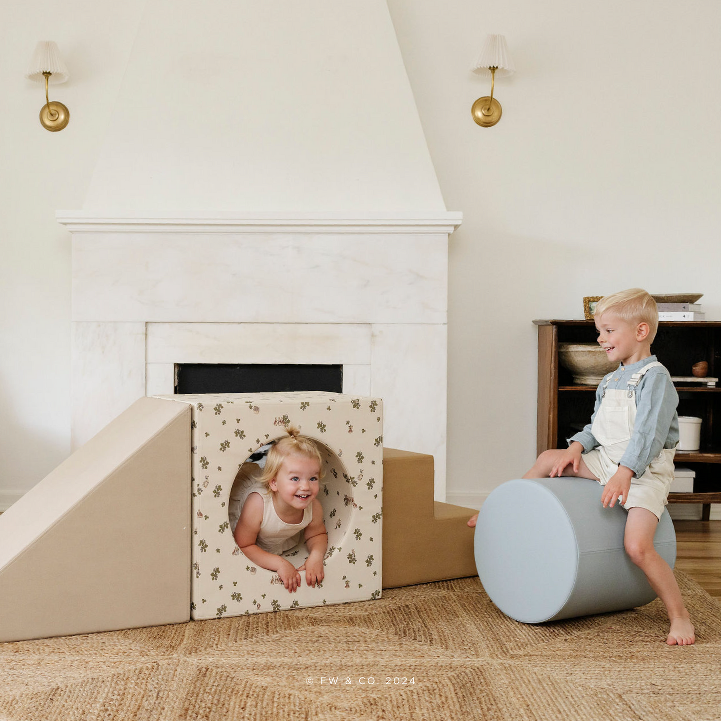 Neutral Foam Climber Block Set