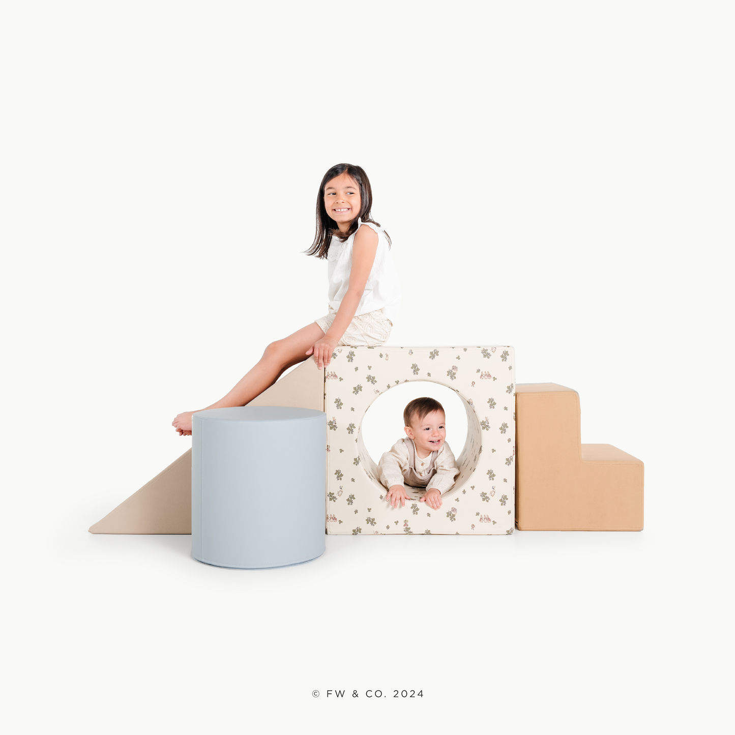 Neutral Foam Climber Block Set
