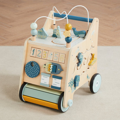 Busy Baby Wooden Activity Walker