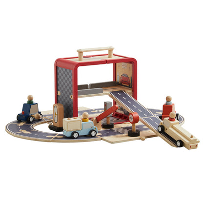 Take with Me Garage- Portable Wooden Playset for Kids
