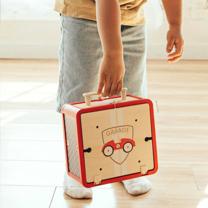 Take with Me Garage- Portable Wooden Playset for Kids