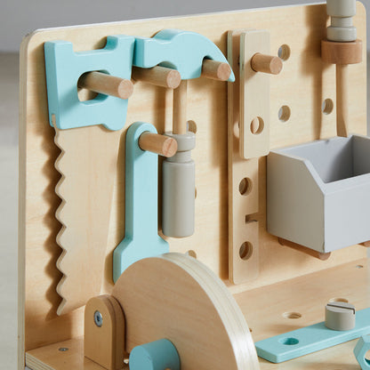 Little Builder Workbench for Kids | Pretend Tool Set & Construction Play